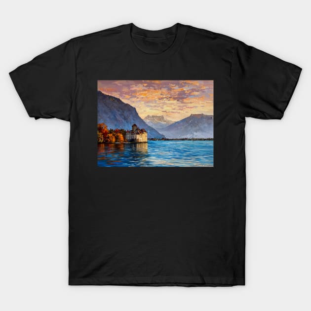 Chillon Castle | T-Shirt by Art Shop Geneva